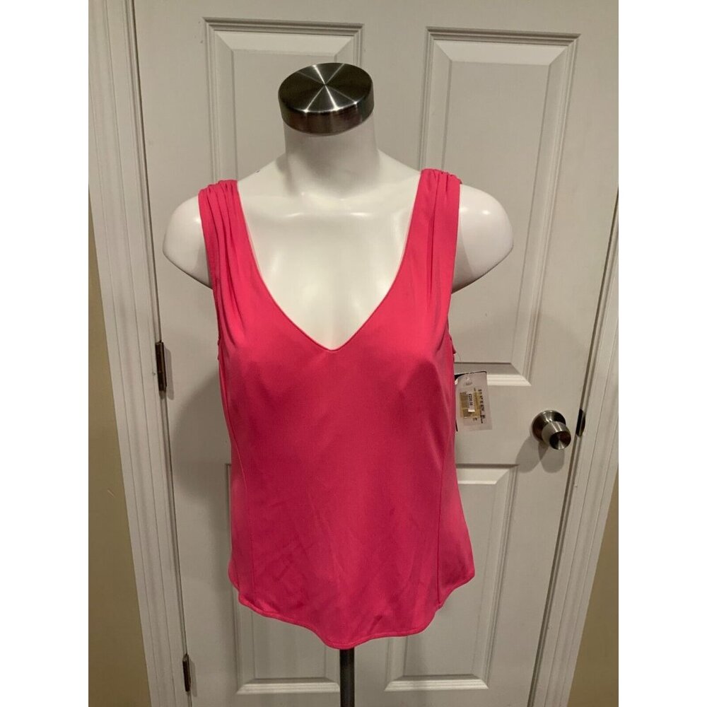 La Perla Pink Crepe Melrose Sleeveless Top Size 12 NWT! $330
